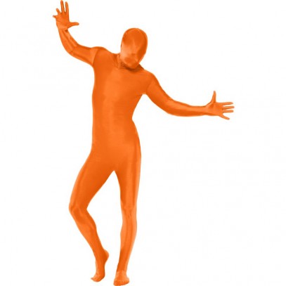 Orangefarbener Ganzkörperanzug