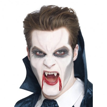 Weiße Vampir Fangzähne