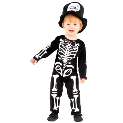 Mister Skelett Kostüm für Babys und Kinder