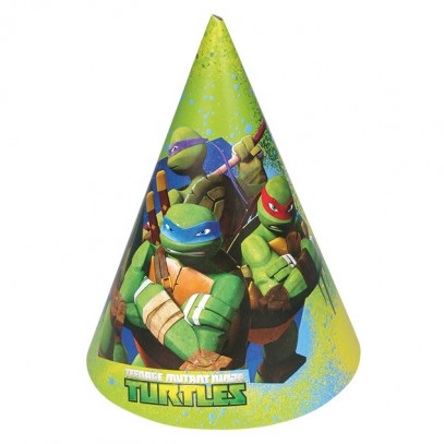 TMNT Ninja Turtles Partyhüte 6 Stück