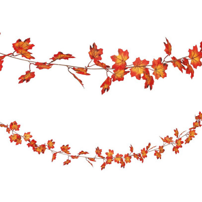 Herbstliche Blättergirlande 190cm