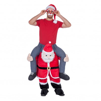 Weihnachtsmann Huckepack Kostüm