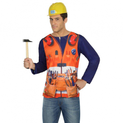 Bauarbeiter Shirt für Herren