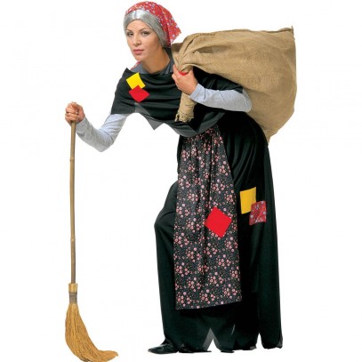 Alte Frau Oma Kostüm im Hexen-Style