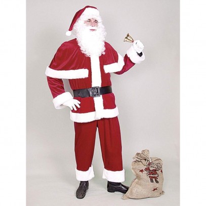 Weihnachtsmann Kostüm Deluxe mit Pelerine