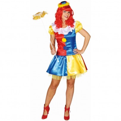 Sexy Clown Kostüm für Damen