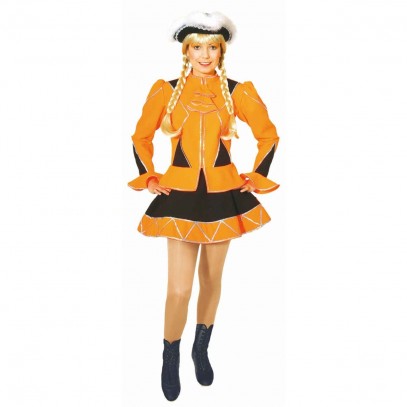 Funkenmarie Kostüm in orange