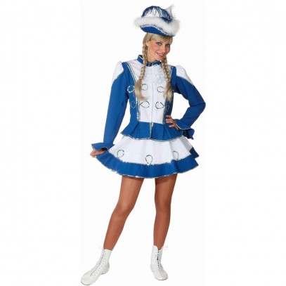 Funkenmarie Kostüm in blau
