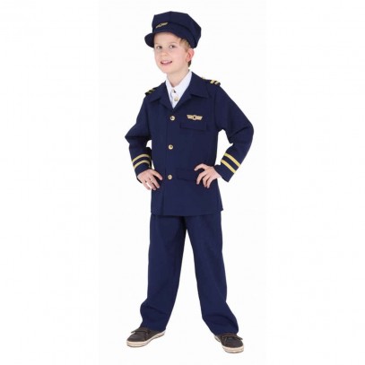 Pilotenuniform Kostüm für Kinder