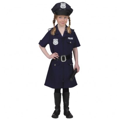 Polizei-Dress Kostüm für Mädchen