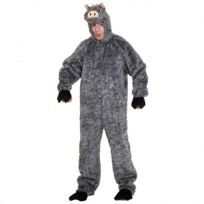 Wildschwein Overall Deluxe Kostüm für Herren