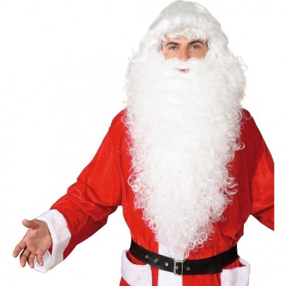 Santa Claus Perücke mit langem Bart
