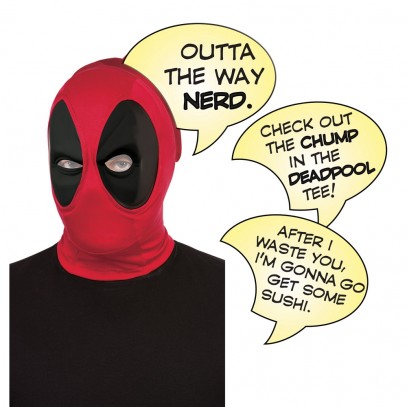 Deadpool Maske Deluxe für Erwachsene