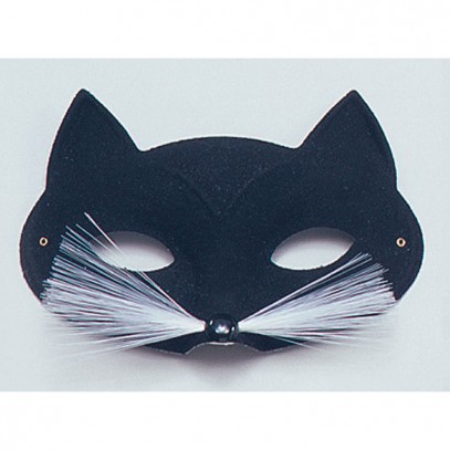 Katzen Maske Kitty schwarz
