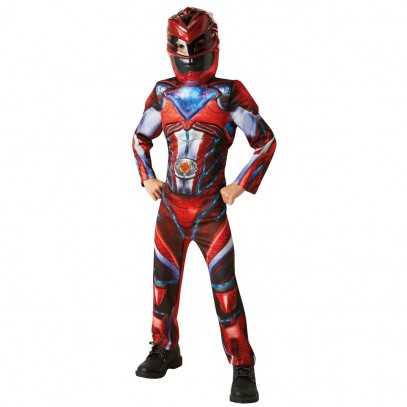 Red Power Ranger Kinderkostüm Deluxe