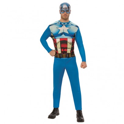 Marvel Captain America Kostüm für Herren