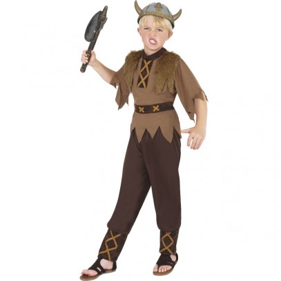 Wikinger Krieger Kostüm für Jungen