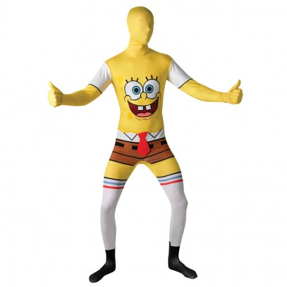 Second Skin Sponge Bob Kostüm für Erwachsene