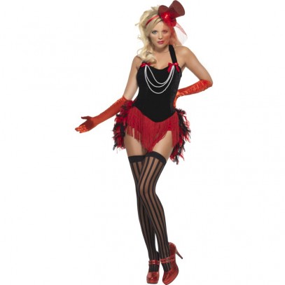 Fever Burlesque Kostüm mit Federn 1