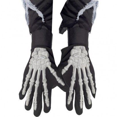 Skelett Handschuhe mit Knochen