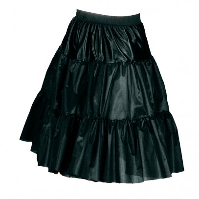 Petticoat schwarz knielang