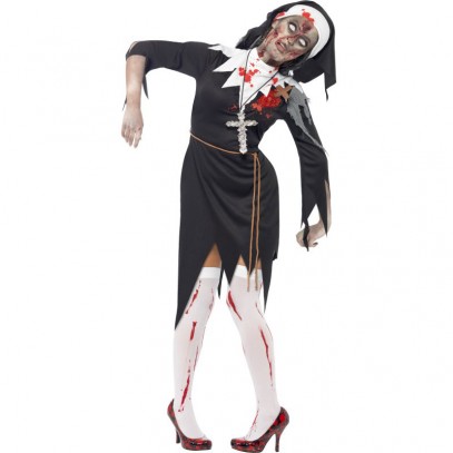 Zombie Nonnen Kostüm