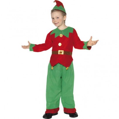 Junior Weihnachtself Kostüm 1