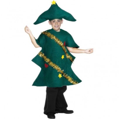 Weihnachtsbaum Kostüm für Kinder 1