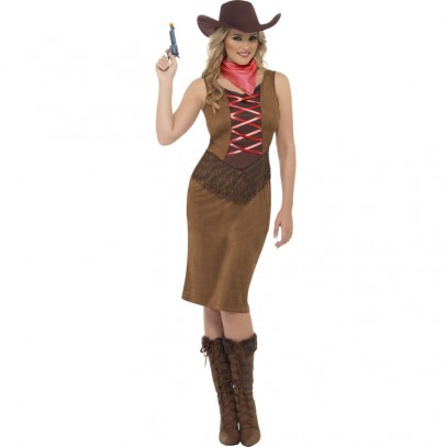 Mrs. Fringe Cowgirl Kostüm 1
