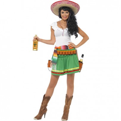 Tequila Shooter Mexikanerin Kostüm 1