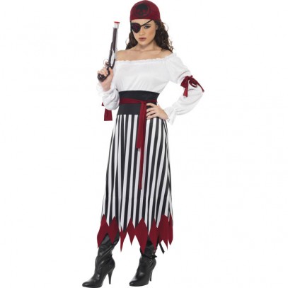 Piraten-Kameradin Kostüm 1