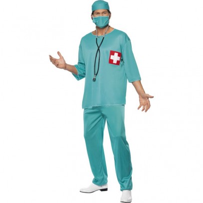 Chirurg Arzt Kostüm für Herren 1