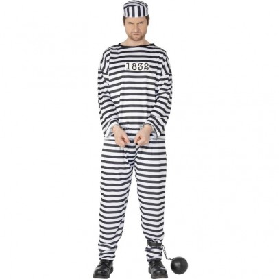 Gefängnishäftling Kostüm