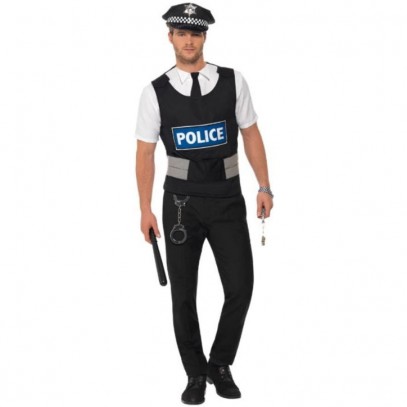 British Cop Polizei Kostüm 1