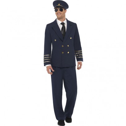 Klassischer Flugpilot Kostüm 1