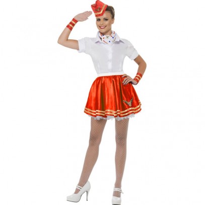 Saftschubse Stewardess Kostüm 1
