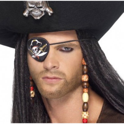 Karibikschrecken Piraten-Augenklappe