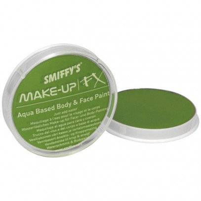 Make-Up Gesicht und Body Paint lind-grün