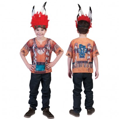 Kleiner Apache 3D Shirt für Kinder