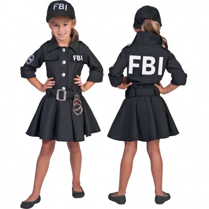 FBI Special Agent Girl Kinderkostüm