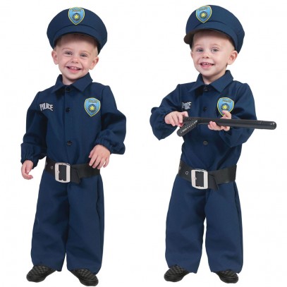 Timmy Blue Police Baby Kostüm