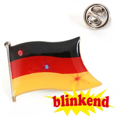 Deutschland Brosche Blinkie Flagge