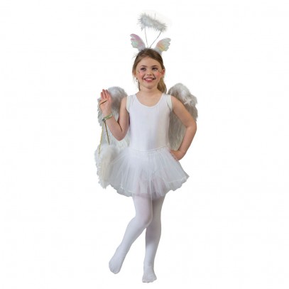 Klassisches Ballerina Kleid Kinderkostüm weiß