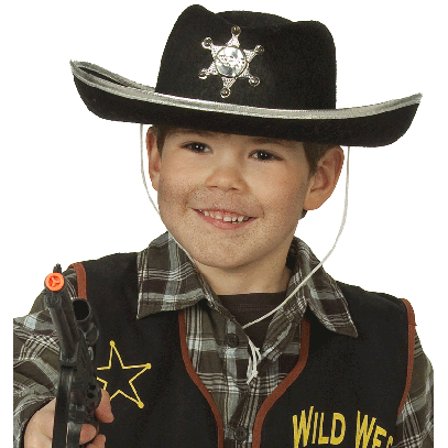 Sheriff Cowboyhut für Kinder