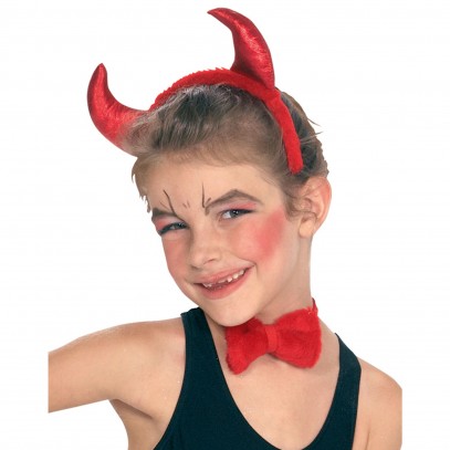 Rote Teufelshörner für Kinder