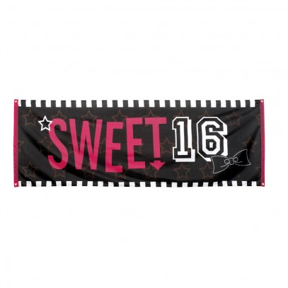 Sweet 16 Stoff Banner 