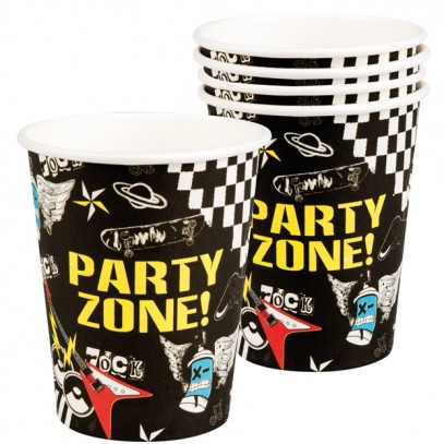 Party Zone Becher 6Stck