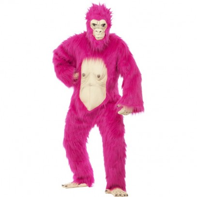 Crazy Pink Gorilla Kostüm 
