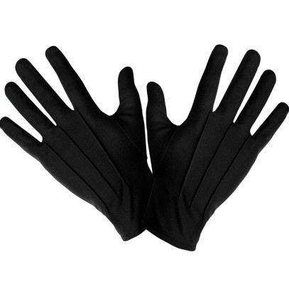 Schwarze Handschuhe 20er Jahre