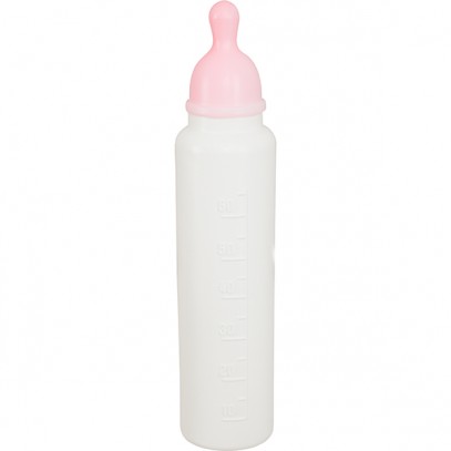 Babyflasche in rosa